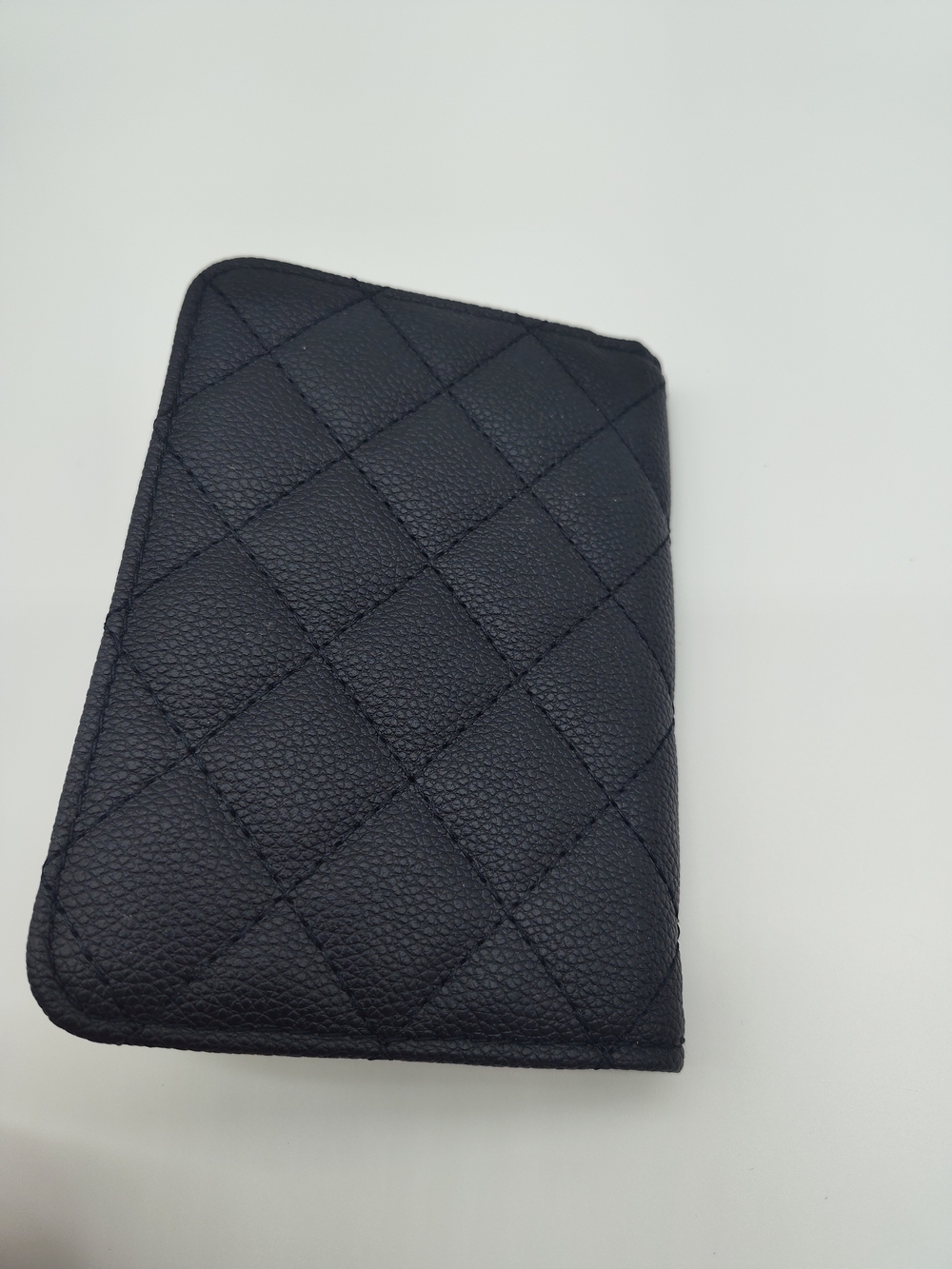 CHANEL Makeup Promotional Passport Holder Black Quilted Travel Wallet Italy NWT - Picture 6 of 8